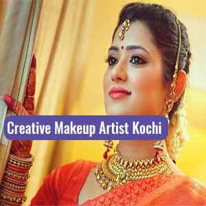 creative makeup artist kochi